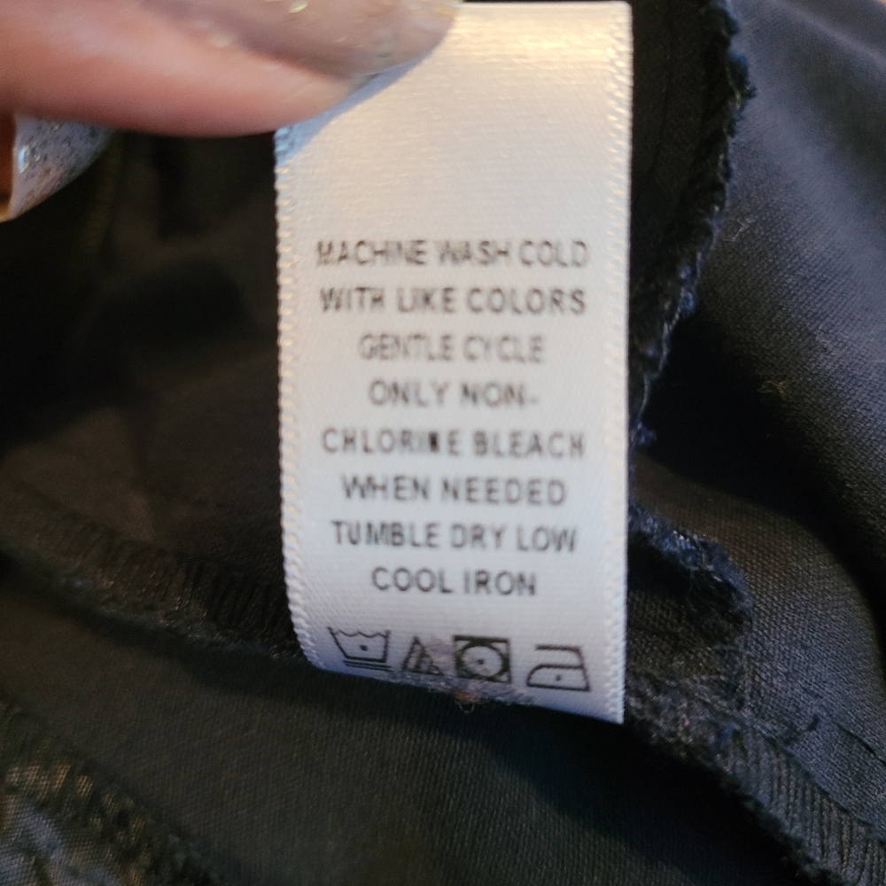 Counterparts navy blue pants. Elastic waist. - Picture 7 of 11